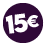 Prezzi tondi: 15€